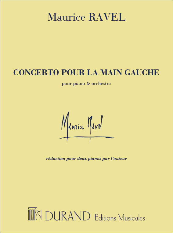 Ravel Pno Concerto Left Hand 2 Pno Red