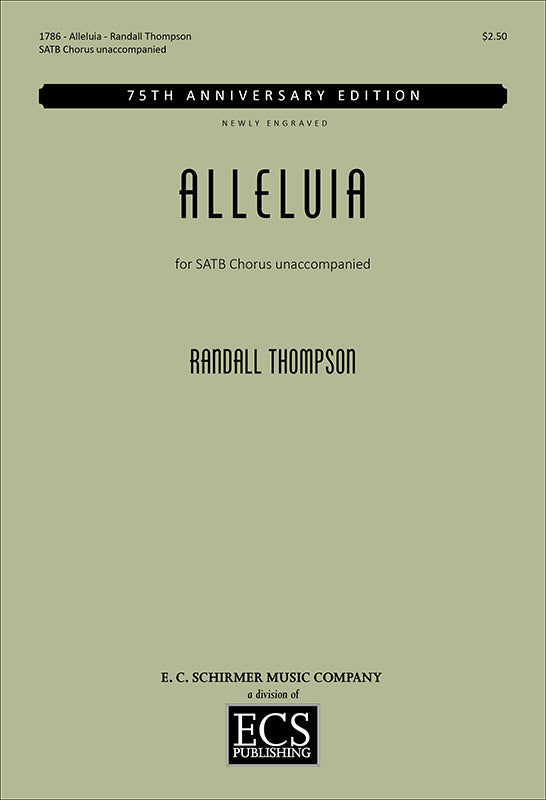 Thompson Alleluia SATB GS
