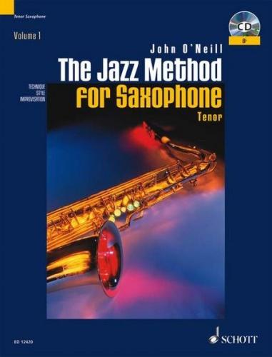 Jazz Method TENOR Sax Bk&Cd ONeill
