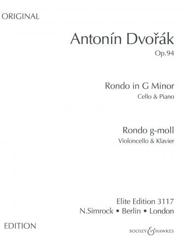 Dvorak Rondo g min Cello &Pno EE