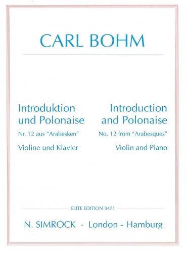 Introduction+Polonaise BOHM Vln/Pno