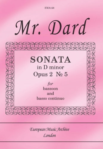 Dard Sonata Dmin Op2 No5 Bsn EMA