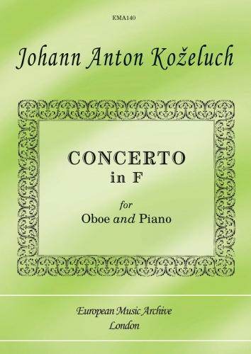 Kozeluch Concerto in F Ob&Pno EMA140