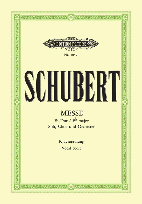 Schubert Mass in Eb Vocal Score EP