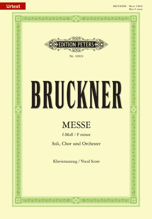 Bruckner Messe Fmin VS PET