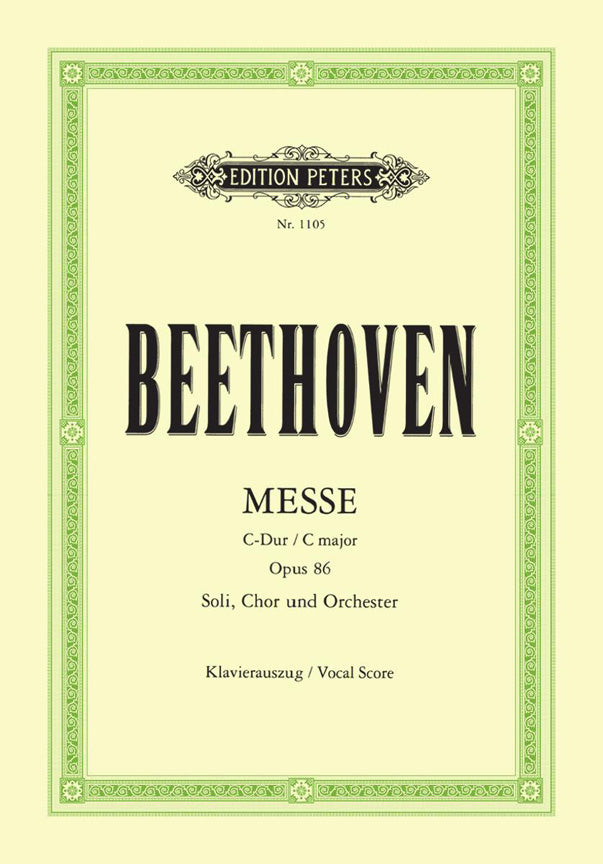 Beethoven Mass in C Op86 V/S PET