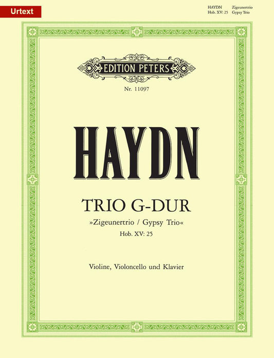 Haydn Pno Trio in G Gypsy Rondo XV20 Pe