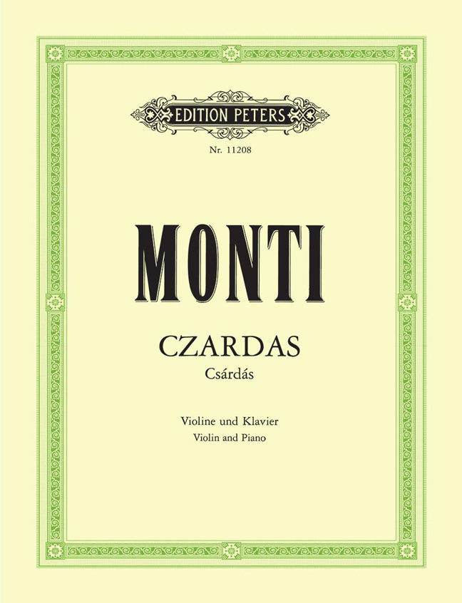 Monti Czardas Vln and Pno PET