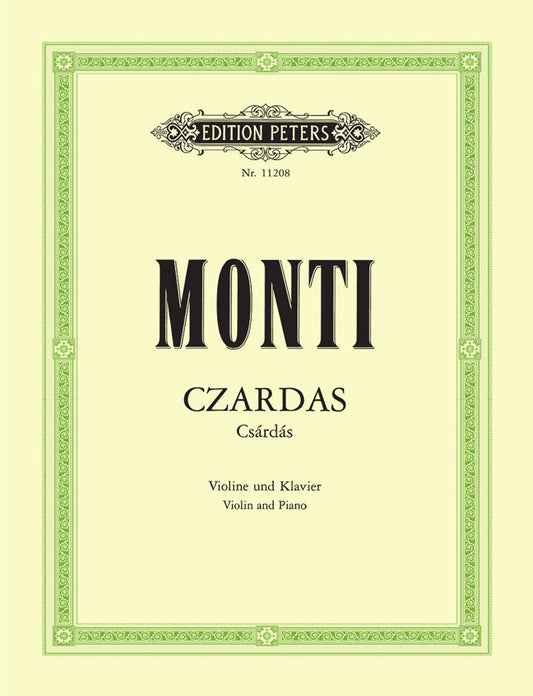 Monti Czardas Vln and Pno PET