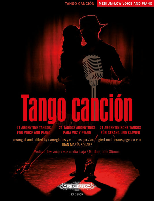 Tango cancion Low Voice PET