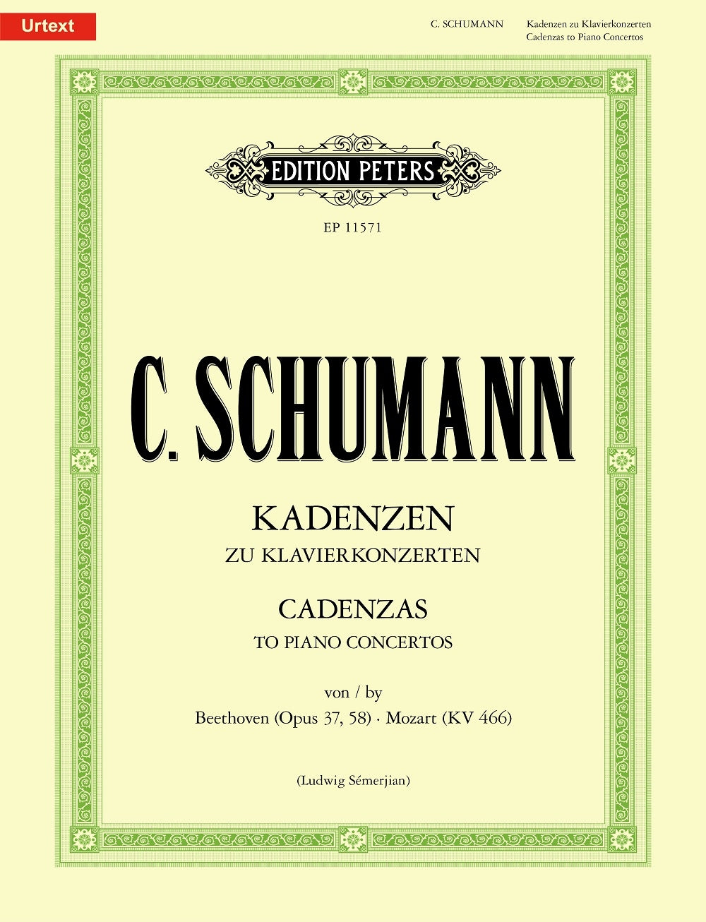 Clara Schumann: Cadenzas to Piano Concertos
