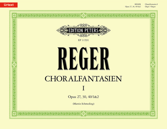 Reger Choral Fantasies Organ vol1 PET