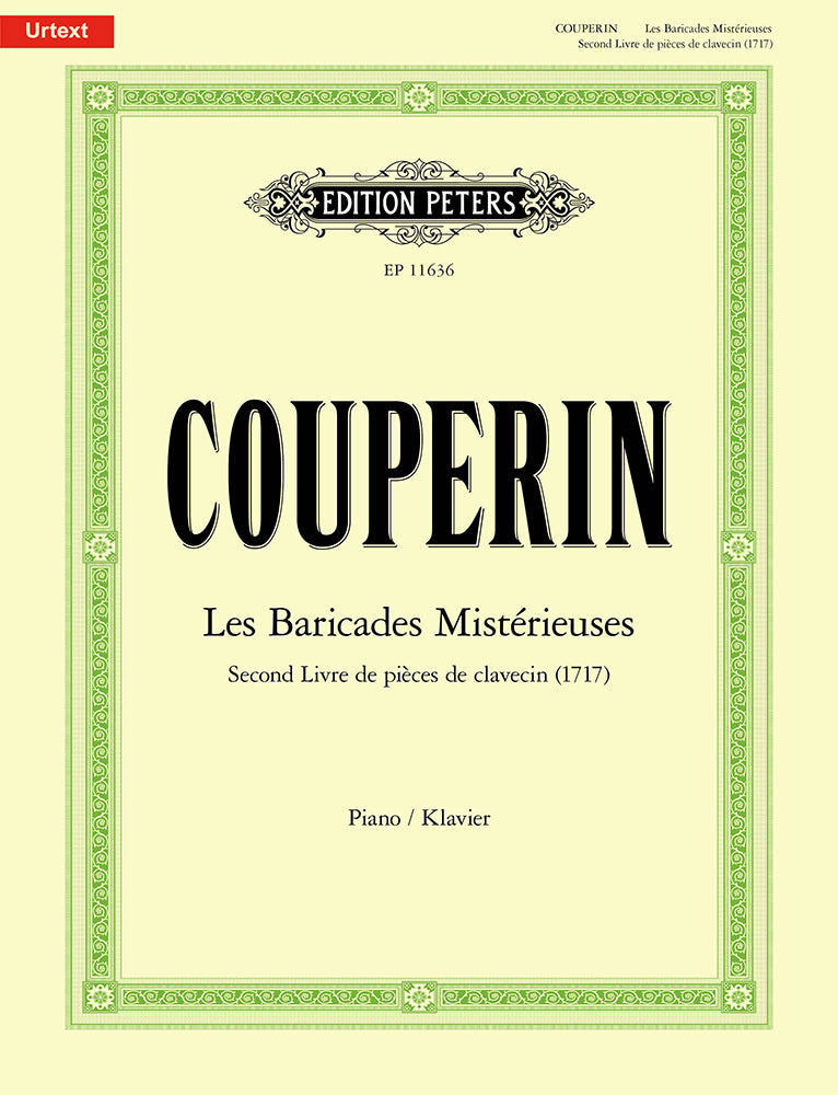 Couperin Les Baricades Misterieuses Pno