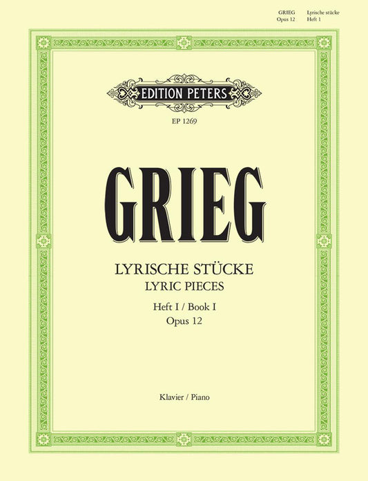 Grieg Lyric Pieces Op12 Bk1 Pno EP