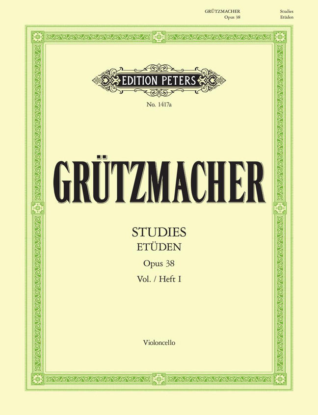 Grutzamacher 24 Studies Op 38 Vol 1 Vc