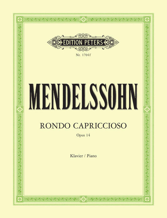 Mendelssohn Rondo Capriccioso Op14 Pno