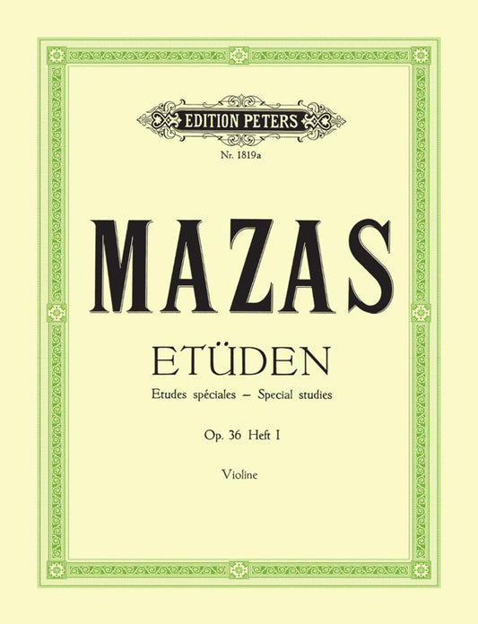 Mazas Etudes Op36 Pt1 Vln PET