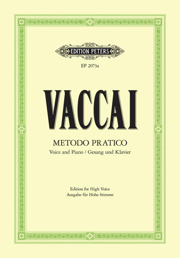 Vaccai Metodo Practico High Voice PET