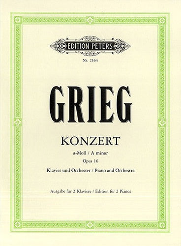 Grieg Pno Concerto a min Op16 2 Pno PET