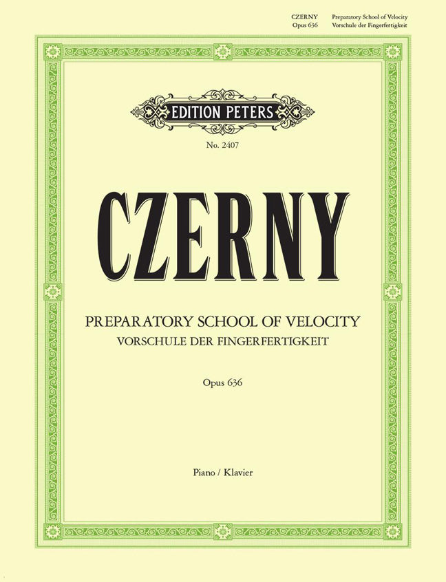 Czerny Prep School of Velocity Op636 PE