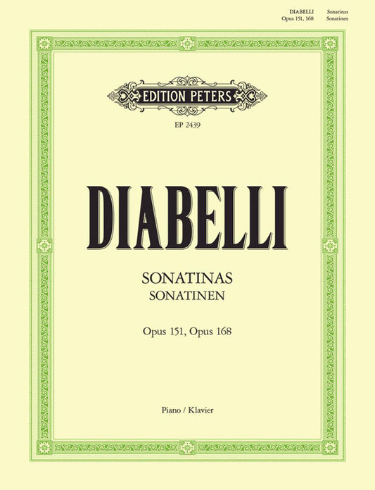 Diabelli Sonatinas Op151&168 Pno PET