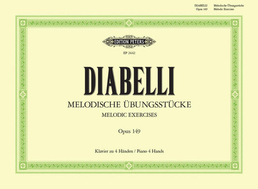 Diabelli Melodious Exercises Op149 Pno