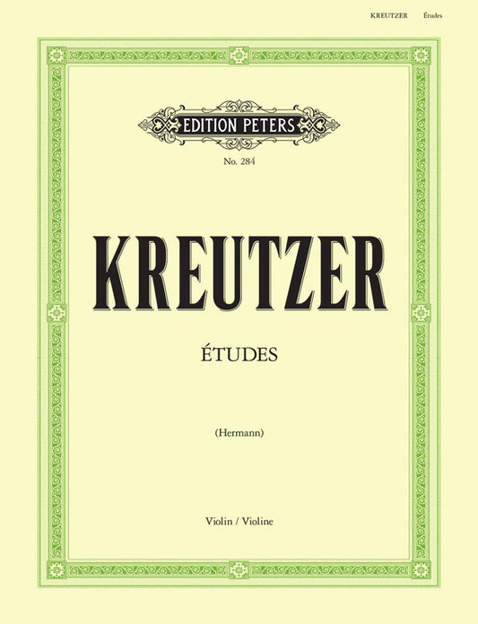 Kreutzer 42 Studies/Caprices Vln Herman