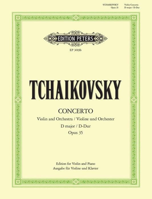 Tchaikovsky Vln Concerto D Maj Op35 EP