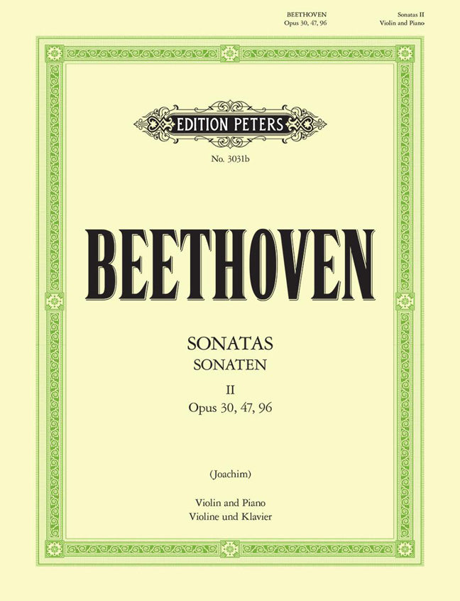 Beethoven Violin Sonatas Vol II Op30, 47, 96 Peters
