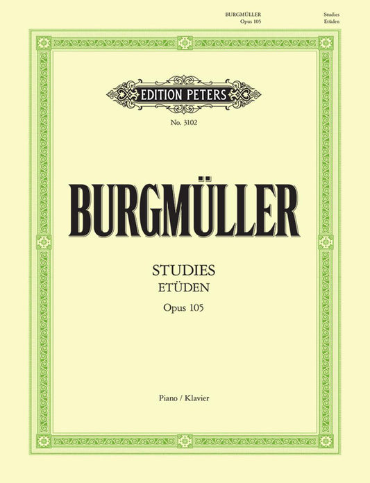 Burgmuller Studies Op105 PET Pno