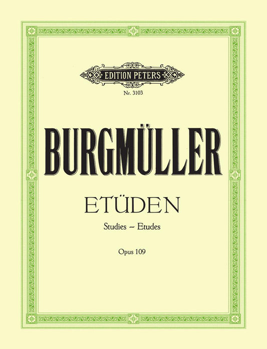 Burgmuller Studies Op109 PET 18 Charact