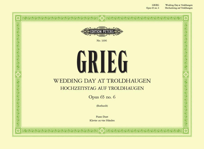 Grieg Wedding day at Troldhaugen Pno du