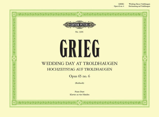 Grieg Wedding day at Troldhaugen Pno du