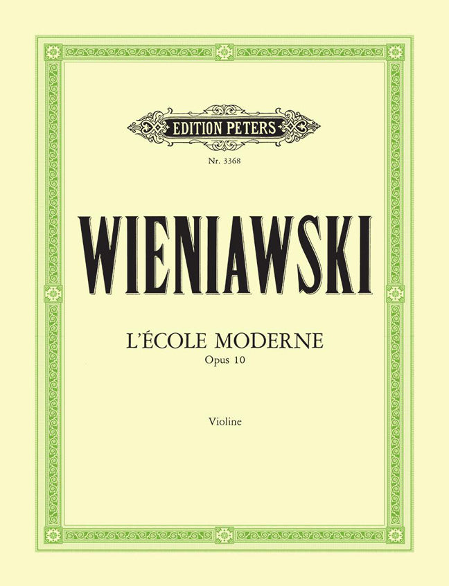 Wieniawski LEcole Moderne Op10 Vln PET