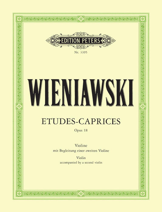 Wieniawski Etudes-Caprices Op18 2 Vln P