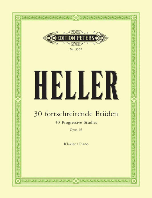 Heller 30 Prog Studies Op46 Pno PET