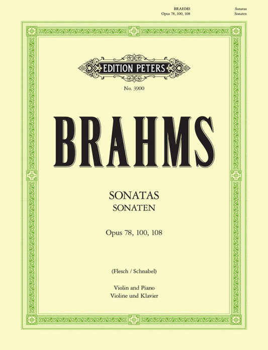 Brahms Vln Sonatas Comp PET