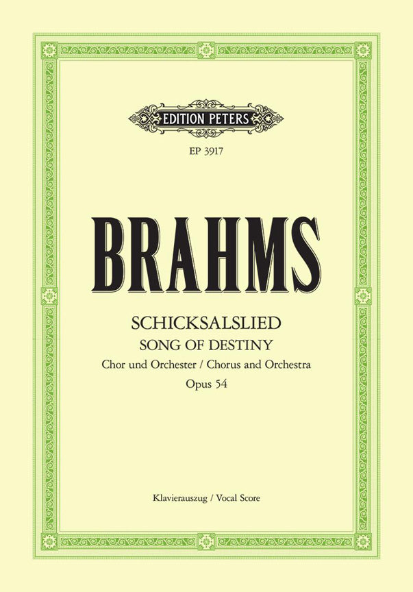 Brahms Song Of Destiny Op54 PET