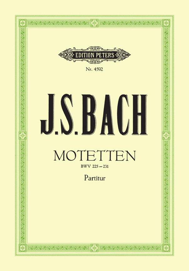 Bach Motets BWV225-231 V/S PET