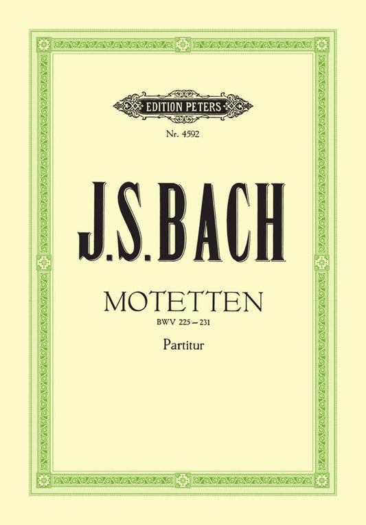 Bach Motets BWV225-231 V/S PET