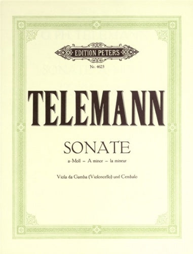 Telemann Cello Sonata a min TWV41a6 PET