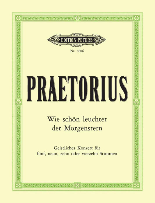 Praetorius Wie Schon Leuchtet V/S PET