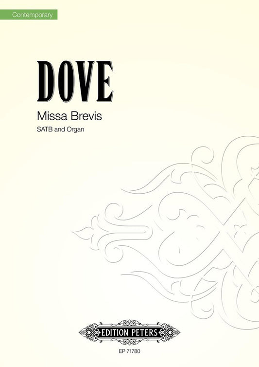Dove Missa Brevis SATB&Org PET