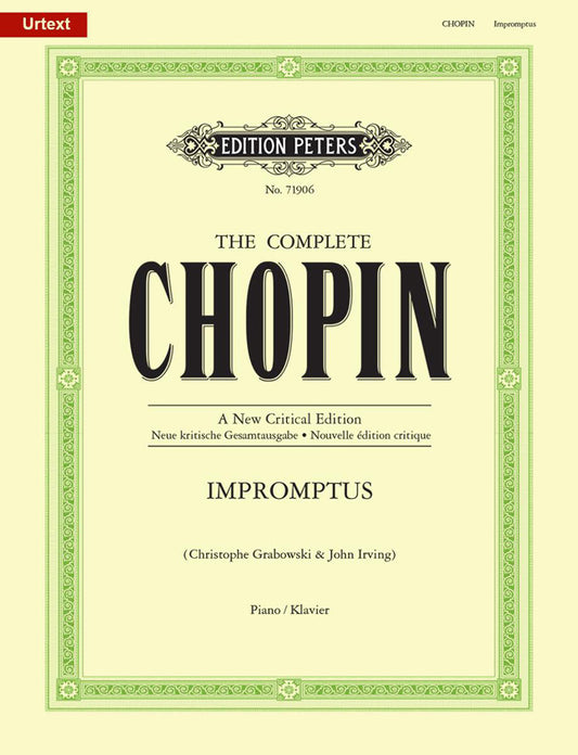 Chopin Impromptus Pno PET