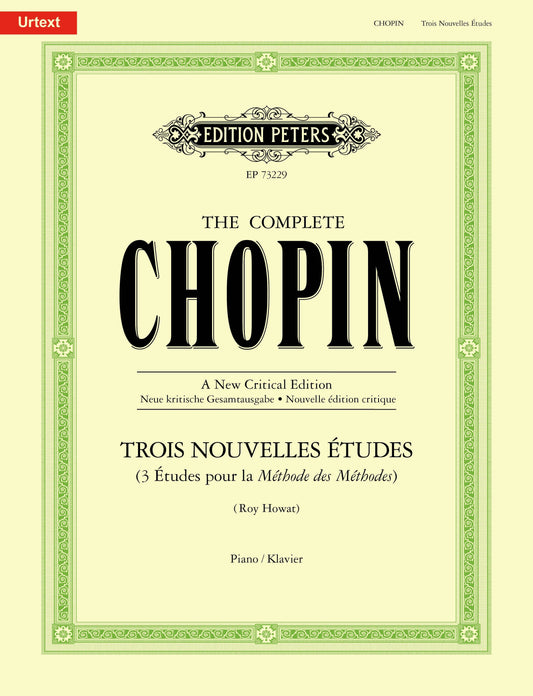 Chopin 3 Nouvelles Etudes Pno PET