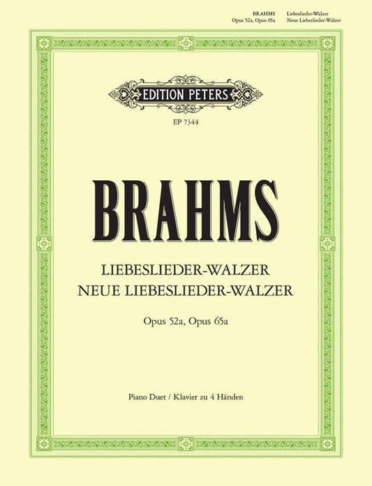 Brahms Liebeslieder Walz Op52a/65a 4Han