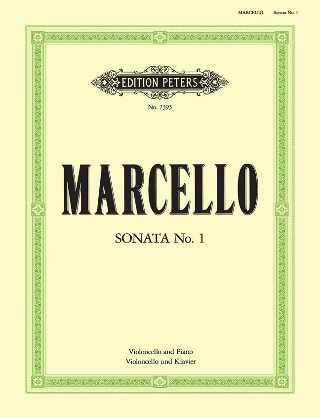 Marcello Sonata No. 1 in F Cello & Pno