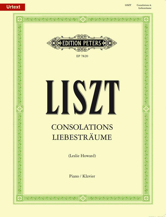 Liszt Consolations & Liebestraume Pno P