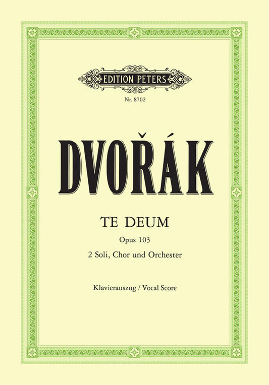 Dvorak Te Deum EP