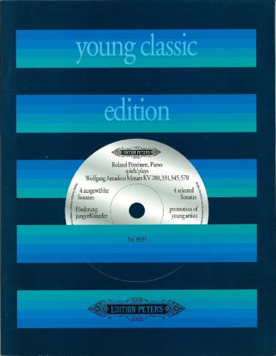 Mozart 4 Pno Sonatas+CD KV280,331,545,5